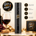 Gooi Hom Pappie 4-in-1 electric wine opener set, view 2